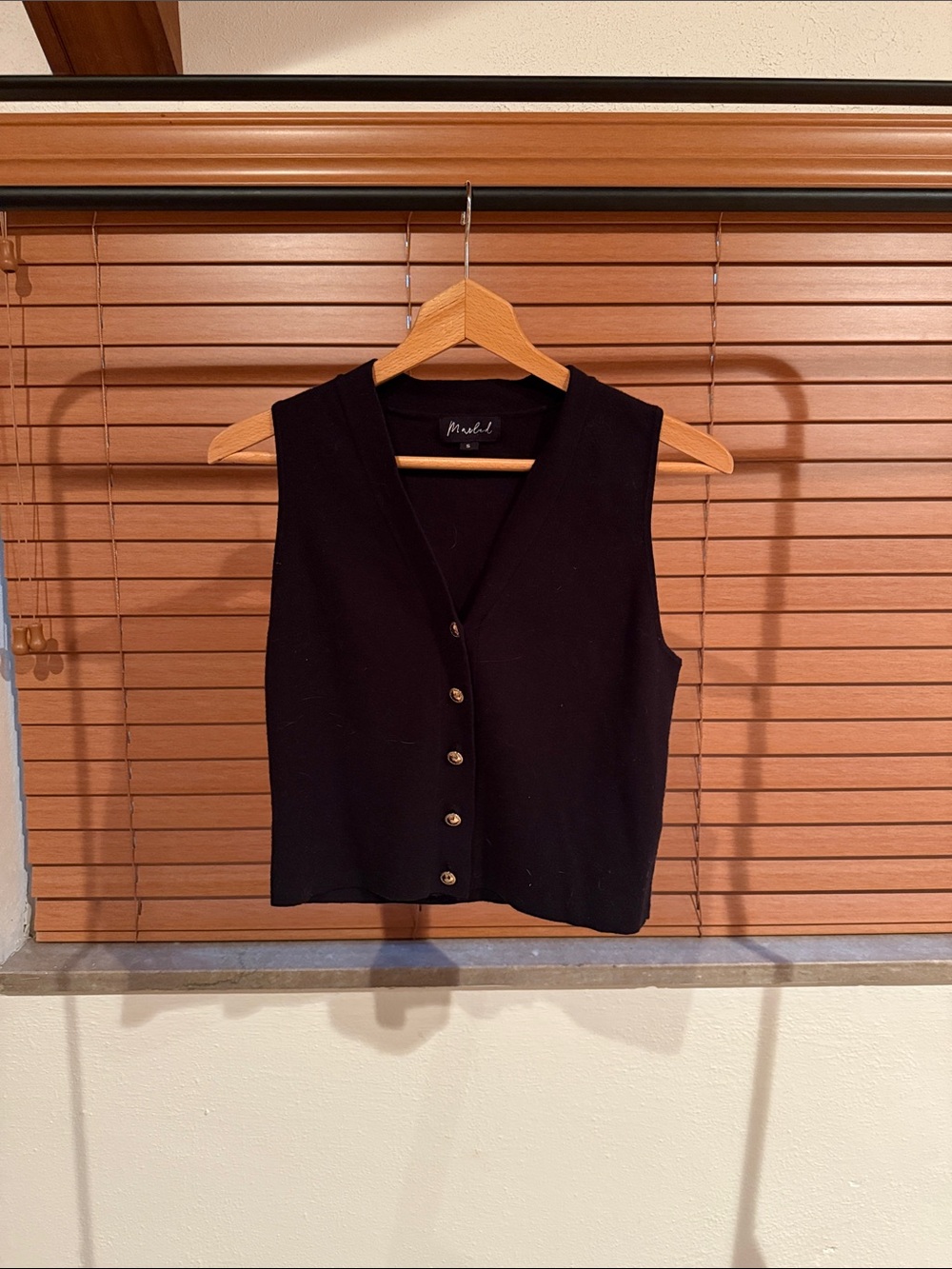 Button Down Sweater Vest